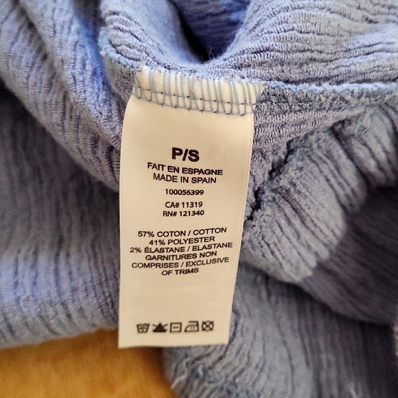 Dynamite top in size small blue - Picture 4 of 4